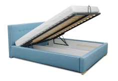 Čalouněná postel AMUND s matrací, 120x200
