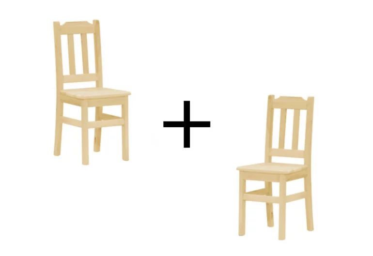 Action Set 1+1 scaun pentru setul de masă, pin SAFIR