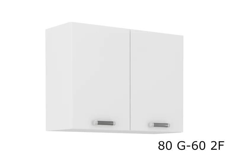 Corp superior bucătărie cu două uși EPSILON 80 G-60 2F, 80x60x31, alb