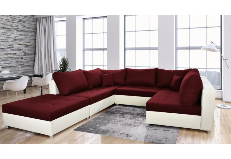Canapea tapițată extensibilă AURORA BIS
